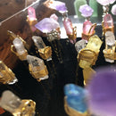 Crystal quartz Hair pins - Bridal Hair clip