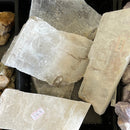 Authentic Selenite slab from Utah - Raw Gypsum