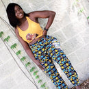 Abi African print Yoga pants - Harem pants