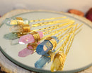 Crystal quartz Hair pins - Bridal Hair clip