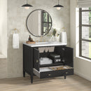 James Martin Myrrin 36" Single Bathroom Vanity, Carbon Oak