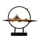 Kunlun Mountains Large Backflow Incense Burner Lamp With LED