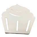 Unfinished Wooden Cupcake Shape Cutout DIY Craft 5 Inches