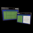 Custom Pro Tennis Whiteboard -w Handle | 2 Sided