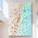 Beachfront Painting Coastal Wall Art