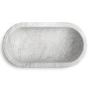 Imperial White Marble Rectangular Bathtub - 32"x70"x20" - Honed
