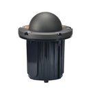 In-Ground Pathway Light with Brass-PVC Housing and Domed Half Lid for MR16 Bulbs