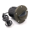 In-Ground Pathway Light with Brass-PVC Housing and Domed Half Lid for MR16 Bulbs