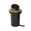 In-Ground Well Lighting Light Fixture with Solid Brass Hood
