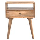 Modern Bedside with Open Slot
