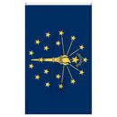 Indiana State Flag 3x5 - Nylon Outdoor Flag Made in America