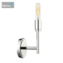 Industrial antique metal wall lamp – bedroom black glass sconce