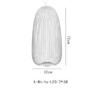 Industrial birdcage iron table lamp white & amber dining room led