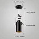 Industrial black and gold wrought iron spotlight – living room lamp