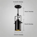 Industrial black and gold wrought iron spotlight – living room lamp