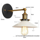 Industrial black and white decorbites led wall lights bedroom sconce