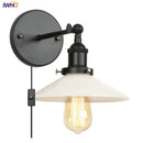 Industrial black and white decorbites led wall lights bedroom sconce