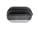 Industrial black bulkhead wall light – patio security sconce