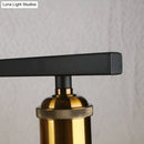 Industrial black clear glass pendant light dining room hanging lamp