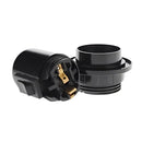 Industrial black e27 base bulb socket lamp holder bedroom switch