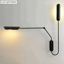 Industrial black emma industrial wall lamp bedroom reading light