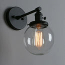 DecorBites™ Industrial Glass Canopy Wall Sconce Light for Kitchen Bathroom Corridor