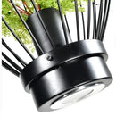 Industrial black green planting birdcage chandelier dining room light