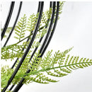 Industrial black green planting birdcage chandelier dining room light