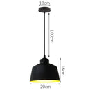 Industrial black iron pendant lights – kitchen edison bulb decor