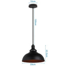 Industrial black iron pendant lights – kitchen edison bulb decor