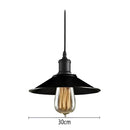 Industrial black iron pendant lights – kitchen edison bulb decor