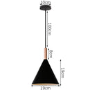 Industrial black iron pendant lights – kitchen edison bulb decor