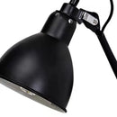 Industrial black matte wall lamp bedroom adjustable arm reading light