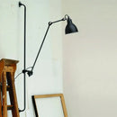 Industrial black matte wall lamp bedroom adjustable arm reading light