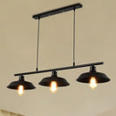 Industrial black metal 3 light pendant – bedroom e26 e27 fixture