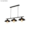 Industrial black metal 3 light pendant – bedroom e26 e27 fixture