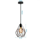 DecorBites™ Industrial Black Mini Pendant Light for Dining Room, Bar, and Clothing Store