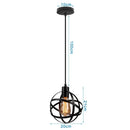 DecorBites™ Industrial Black Mini Pendant Light for Dining Room, Bar, and Clothing Store