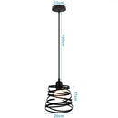 DecorBites™ Industrial Black Mini Pendant Light for Dining Room, Bar, and Clothing Store