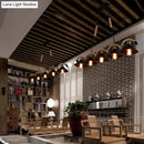 DecorBites™ Industrial Black Metal Island Chandelier Cage Restaurant Light Fixture