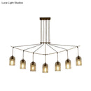 Industrial black metal island light fixture kitchen hanging ceiling lamp