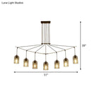 Industrial black metal island light fixture kitchen hanging ceiling lamp
