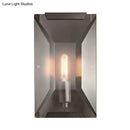 Industrial black metal wall mounted sconce light bedroom fixture