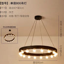 Industrial black multi tier pendant light for living room
