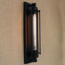Industrial black rustic edison wall light kitchen metal sconce