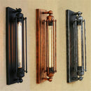 DecorBites™ Black Rustic Edison Bulb Wall Light with Metal Lampshade for Stair Kitchen