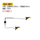 Industrial black spider ceiling lamp living room metal chandelier