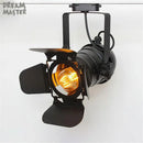 Industrial black spotlight rail light commercial store lighting
