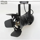 Industrial black spotlight rail light commercial store lighting