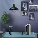Industrial black & white iron pendant lights kitchen cage chandelier